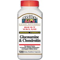 Glucosamine & Chondroitin Original Strength 120 Capsules, 21st Century Health Care