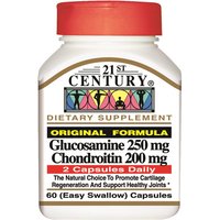 Glucosamine 250 mg & Chondroitin 200 mg, Original Formula, 60 Capsules, 21st Century HealthCare