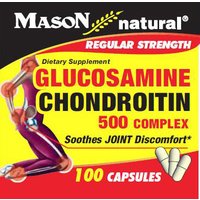 Glucosamine & Chondroitin 500 Complex, 100 Capsules, Mason Natural