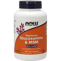 Glucosamine & MSM Vegetarian 120 Vcaps, NOW Foods
