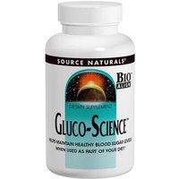 Gluco-Science for Healthy Blood Sugar Levels, 180 Tablets, Source Naturals