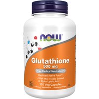 Glutathione 500 mg, 120 Veg Capsules, NOW Foods