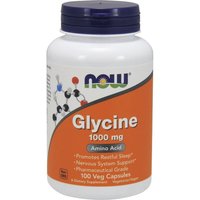 Glycine 1000 mg, 100 Capsules, NOW Foods