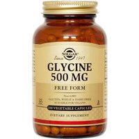 Glycine 500 mg, 100 Vegetable Capsules, Solgar