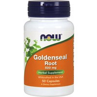 Goldenseal Root 500 mg, Wildcrafted in USA, 50 Capsules, NOW Foods