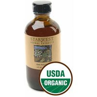 Gotu Kola Herb Extract Liquid 4 oz Organic, StarWest Botanicals