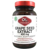 Grape Seed Extract 400 mg, 100 Veggie Capsules, Olympian Labs