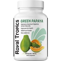 Green Papaya Digestive Enzymes, Value Size, 150 Capsules, Royal Tropics