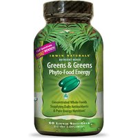 Greens & Greens Phyto-Food Energy, 60 Liquid SoftGels, Irwin Naturals