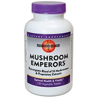Mushroom Emperors, Balanced Multi-Mushroom Formula, 120 Capsules, Mushroom Wisdom