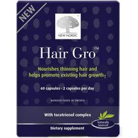 Hair Gro, Nourishes Thinning Hair & Helps Promote New Hair Growth, 60 Capsules, New Nordic