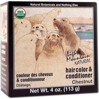 Natural Hair Color & Conditioner, Chestnut, 4 oz, Light Mountain Henna