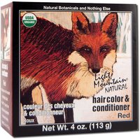 Natural Hair Color & Conditioner, Red, 4 oz, Light Mountain Henna