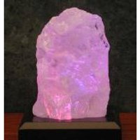Halite Feng Shui Salt Crystal Lamp with LED Light Base & Adapter, 1 ct, Aloha Bay