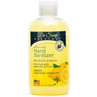 Advanced Hand Sanitizer - Lemon, 8 oz (236 ml), De Soap Boutique