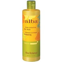Hawaiian Hair Wash Mango Moisturizing Shampoo, 12 oz, Alba Botanica