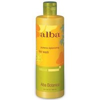 Hawaiian Hair Wash Plumeria Replenishing, 12 oz, Alba Botanica