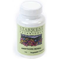 Hawthorn Berry 100 Caps 500 mg, StarWest Botanicals