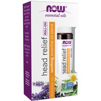 Head Relief Essential Oil Blend Roll-On, 10 ml, NOW Foods