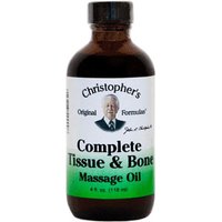 Complete Tissue & Bone Massage Oil, 4 oz, Christophers Original Formulas