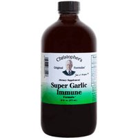 Super Garlic Immune Formula Syrup, 16 oz, Christophers Original Formulas