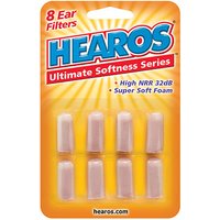 Hearos Ear Plugs Ultimate Softness Series, Super Soft Ear Filters, 4 Pair
