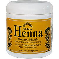 Henna, Persian Blonde, Hair Color and Conditioner, 4 oz, Rainbow Research
