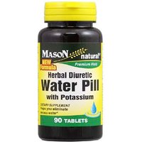 Water Pill with Potassium, Promotes Fluid Balance, 90 Tablets, Mason Natural