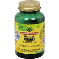 Herbal Female Complex - Standardized Full Potency, 50 Vegetable Capsules, Solgar