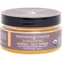 Herbal Salt Scrub - Tangerine, 10 oz, Soothing Touch