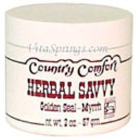 Herbal Savvy Goldenseal Myrrh Salve, 2 oz Cream, Country Comfort