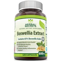 Herbal Secrets Boswellia Serrata Extract 600 mg, 120 Capsules, Amazing Nutrition