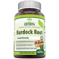 Herbal Secrets Burdock Root 425 mg, 120 Capsules, Amazing Nutrition
