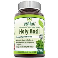 Herbal Secrets Holy Basil, 120 Quick Release Capsules, Amazing Nutrition