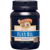 Lignan Flax Oil Soft Gels, 100 Softgels, Barleans Organic Oils