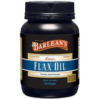 Lignan Flax Oil Soft Gels, 100 Softgels, Barleans Organic Oils