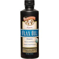 Lignan Flax Oil Liquid, Organic, 16 oz, Barleans Organic Oils