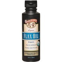 Lignan Flax Oil Liquid, Organic, 8 oz, Barleans Organic Oils