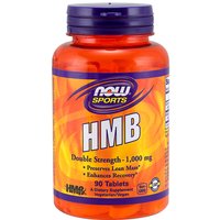 HMB 1000 mg, Double Strength, 90 Tablets, NOW Foods