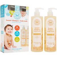 Honest Shampoo & Body Wash Gift Pack, Sweet Orange Vanilla Scent, 17 oz x 2 Pack, The Honest Company