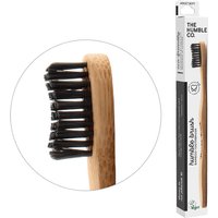 Humble Brush Adult Bamboo Toothbrush - Black, Soft Bristles, 1 ct, The Humble Co.