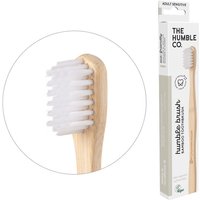 Humble Brush Adult Sensitive Bamboo Toothbrush - White, 1 ct, The Humble Co.