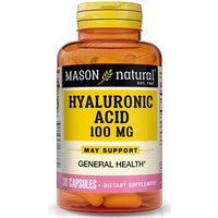 Hyaluronic Acid 100 mg, 30 Capsules, Mason Natural