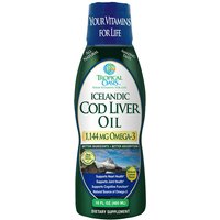 Icelandic Cod Liver Oil, 16 oz, Tropical Oasis