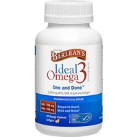 Ideal Omega 3, Orange (1000 mg EPA/DHA), 30 Softgels, Barleans Organic Oils