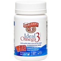 Ideal Omega 3 Fish Oil, Orange, 60 Softgels, Barleans Organic Oils