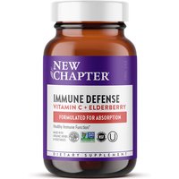 Immune Defense Vitamin C + Elderberry, 30 Tablets, New Chapter