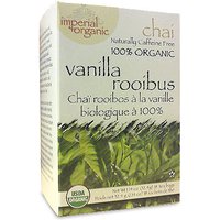 Imperial Organic Vanilla Rooibus Chai Tea, 18 Tea Bags, Uncle Lees Tea