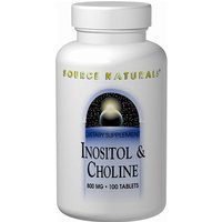 Inositol/Choline 400mg/400mg 100 tabs from Source Naturals