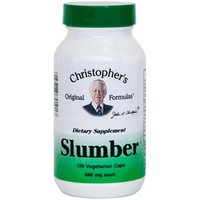 Slumber Capsule, Herbal Sleep Formula, 100 Vegicaps, Christophers Original Formulas